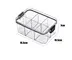 plastic jars canister